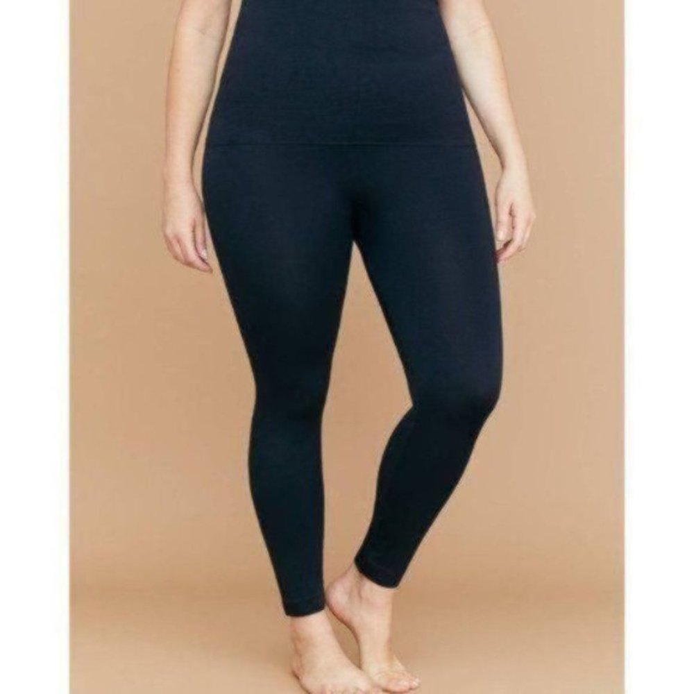 New Lane Bryant Ultra High Waist Black Leggings size A/B